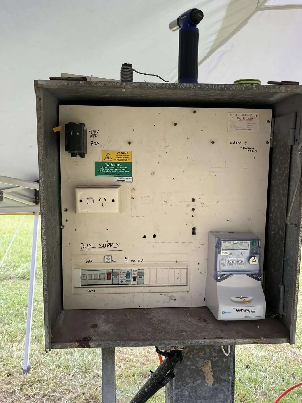 Outdoor switchboard cabinet